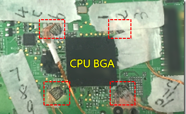 BGA錫裂，使用應(yīng)變片(Strain Gauge)量測電路板到底哪個(gè)環(huán)節(jié)產(chǎn)生較大變形量