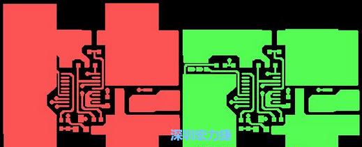 此操作可使文件中大部分的焊盤輸出后仍為焊盤，不會(huì)成為線性焊盤，并且不會(huì)產(chǎn)生像下圖一樣的短路情況
