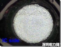 紅墨水染紅測(cè)試分析-IC面，允收