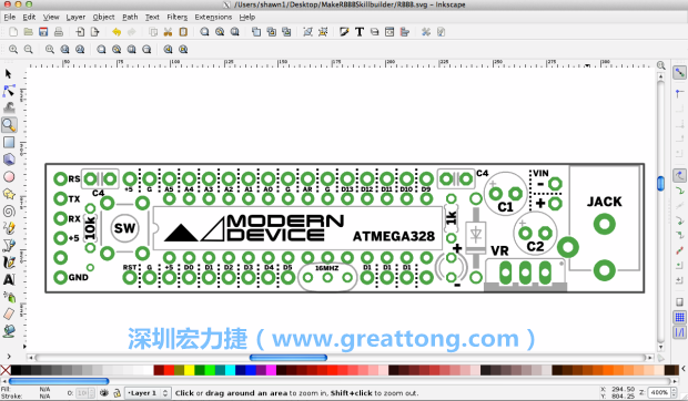 既然你有一個以電路板為背景的清晰影像了，使用向量工具將要絲印的圖像畫在上面吧，下面有一個例子。